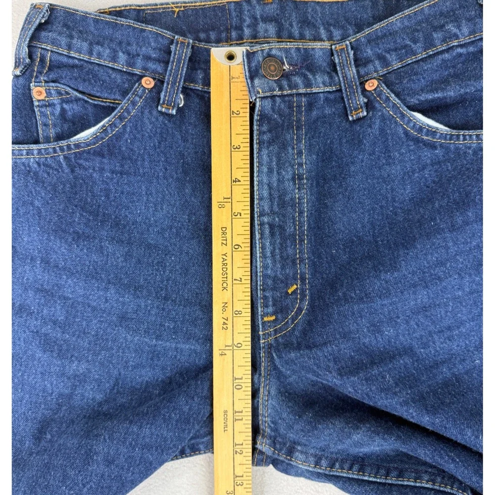 Vintage Levi's 550 Orange Tab Jeans Mens 32x36 Blue Relaxed Tapered Leg Made USA